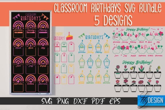 Review: Classroom Birthday SVG for Embroidery