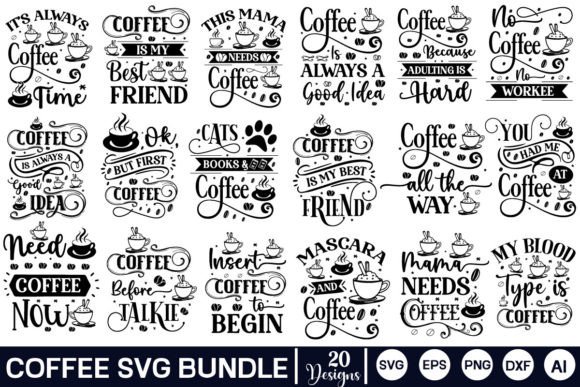 Review: Coffee SVG Bundle for Embroidery
