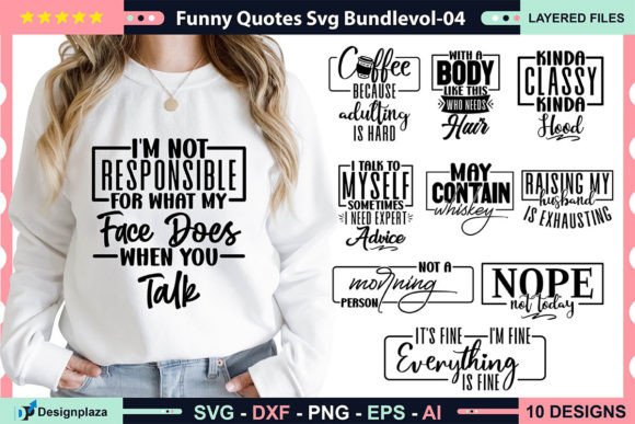 Review: Funny Quotes Svg Bundle Vol-04 for Embroidery