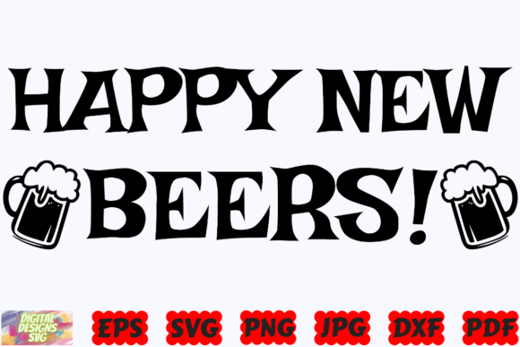 Review: Happy New Beers SVG for Embroidery Projects