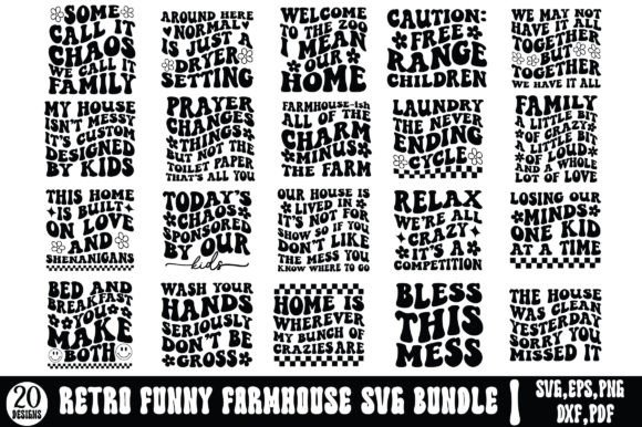 Review: Retro Funny Farmhouse SVG Bundle for Stitchers