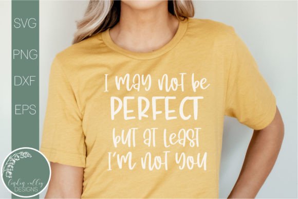 Review: Sarcastic SVG-Not Perfect SVG-Funny SVG4 for Embroidery