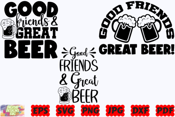 Reviewing Good Friends Great Beer SVG for Embroidery