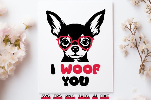 Reviewing the I Woof You Chihuahua SVG for Embroidery
