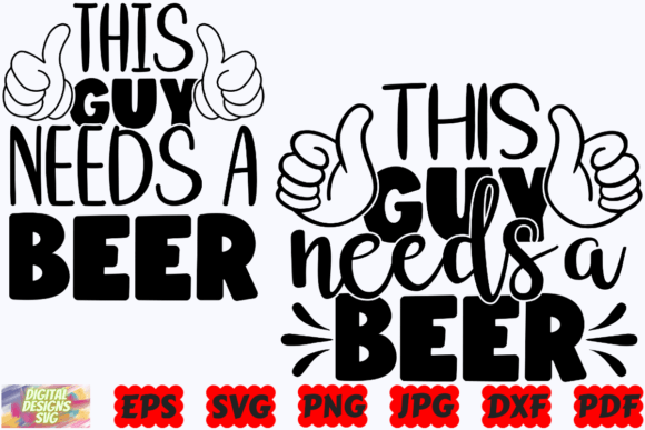 Reviewing This Guy Needs a Beer SVG for Embroidery